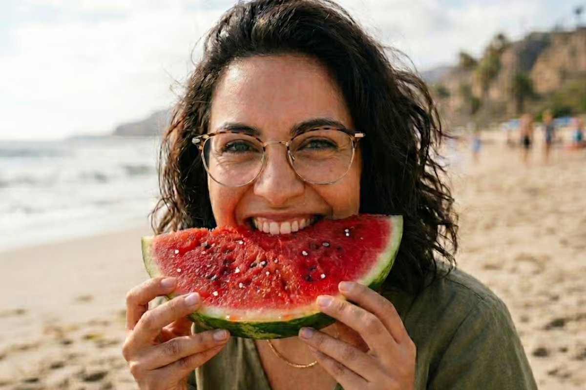 Melancia fresca com sal. a tradição latina preservada em 2026 tem uma explicação científica real