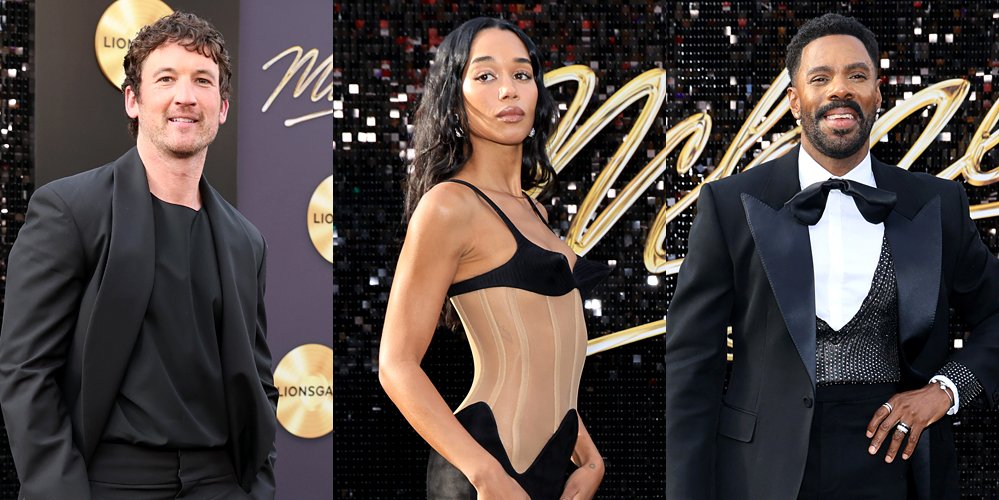 Miles Teller, Colman Domingo e mais estrelas de cinema de ‘Michael’ chegam à estreia no tapete vermelho de Hollywood! | Colman Domingo, Deon Cole, Jamal Henderson, Jessica Sula, Joseph David-Jones, KeiLyn Durrel Jones, Kendrick Sampson, Larenz Tate, Laura Harrier, Michael, Mike Myers, Miles Teller, Filmes, Nia Long, Rhyan Hill, Tre Horton | Notícias e fofocas sobre celebridades | Entretenimento, fotos e vídeos