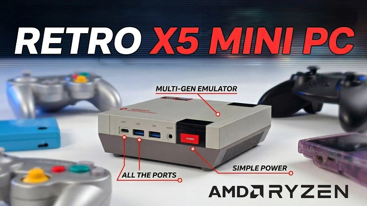 Mini PC Ace Magic Retro X5: emulação de PS3, 4K e mais