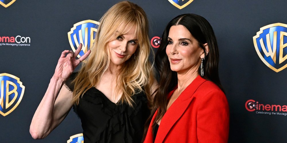 Nicole Kidman e Sandra Bullock se vestem de vermelho e preto para provocar ‘Practical Magic 2’ no CinemaCon 2026 | 2026 CinemaCon, cinemacon, Nicole Kidman, Magia Prática, Magia Prática 2, Sandra Bullock | Notícias e fofocas sobre celebridades | Entretenimento, fotos e vídeos