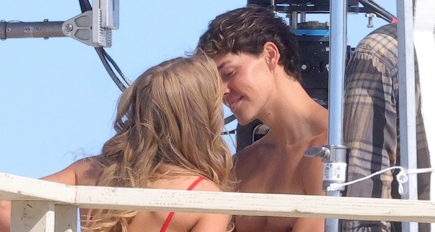 Noah Beck e Jessica Belkin filmam cena de beijo fumegante para série de reinicialização de ‘Baywatch’ | Baywatch, fotos espontâneas, Jessica Belkin, Noah Beck, Stephen Amell | Notícias e fofocas sobre celebridades | Entretenimento, fotos e vídeos