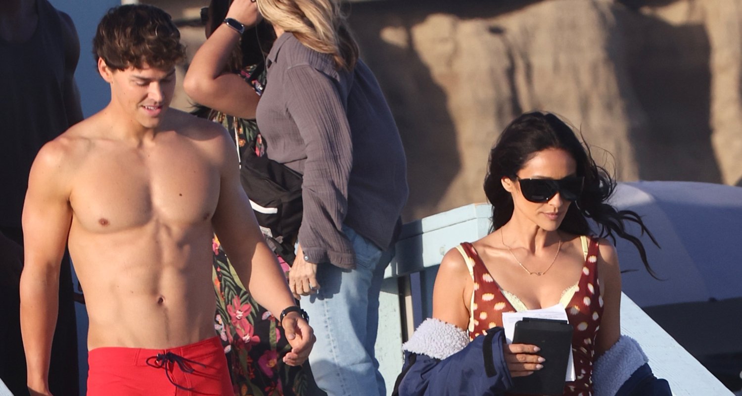 Noah Beck mostra seu abdômen definido no set de ‘Baywatch’ com Shay Mitchell | fotos espontâneas jessica belkin luke eisner noah beck shay mitchell sem camisa thaddeus lagrone | Notícias e fofocas sobre celebridades | Entretenimento, fotos e vídeos