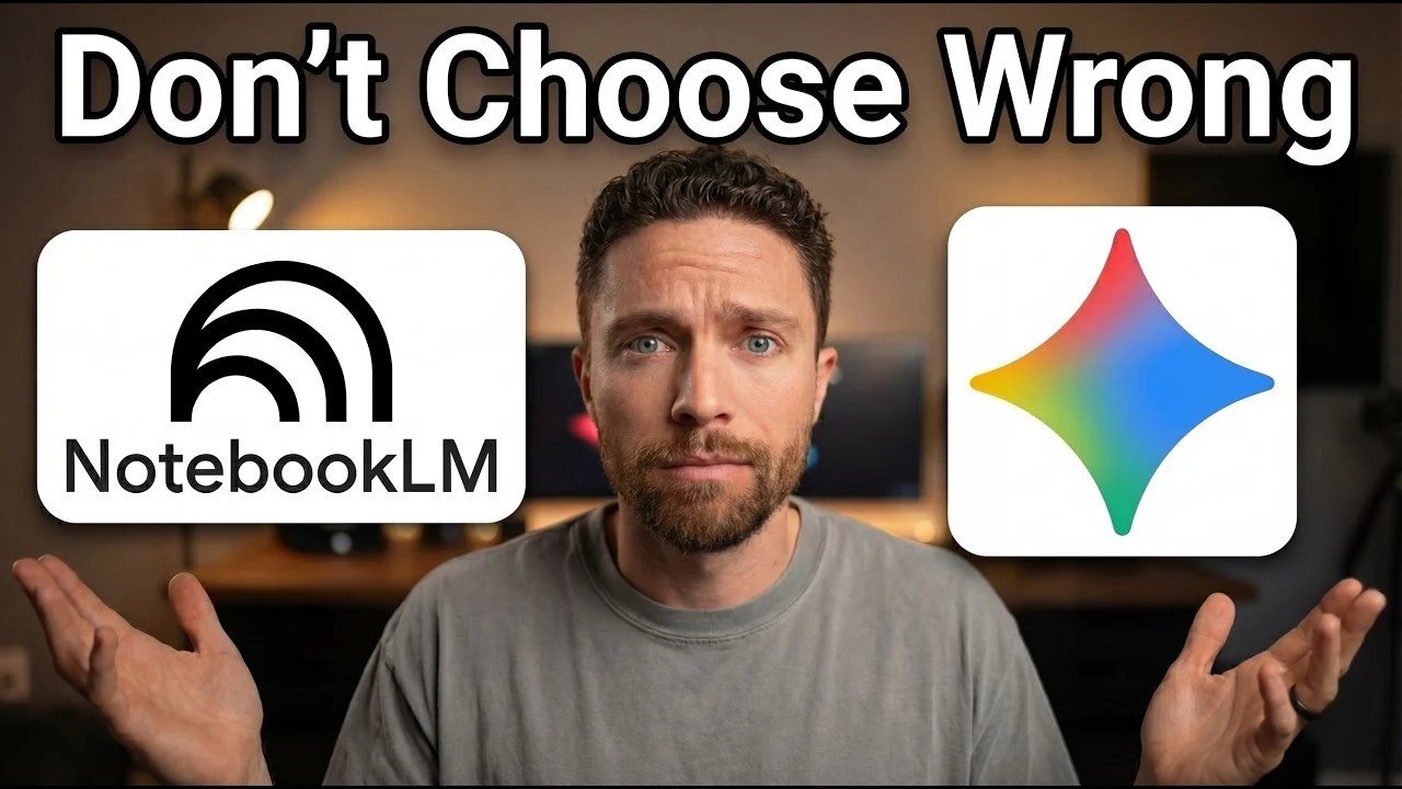 NotebookLM vs Gemini: um guia rápido para escolher a ferramenta de IA certa