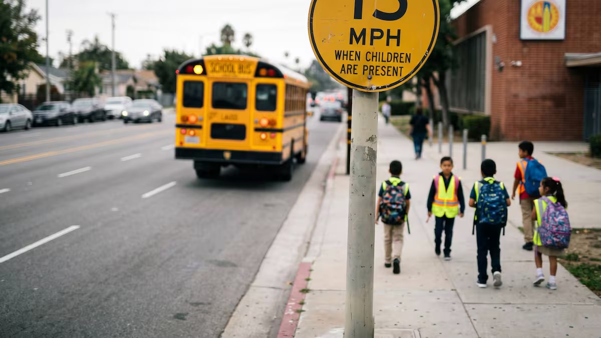 Notícias da Califórnia hoje ao vivo. eles analisam a redução dos limites de velocidade nas escolas de Los Angeles