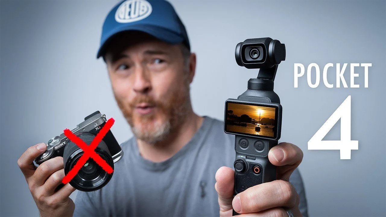O DJI Pocket 4 é o melhor de 2026? filmadora?