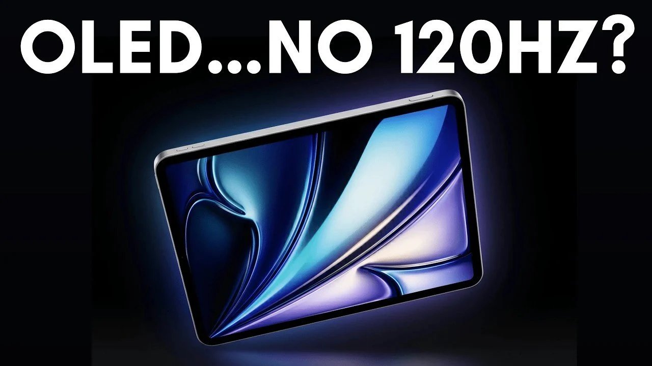 O OLED iPad Air pode ser uma decepção para usuários profissionais