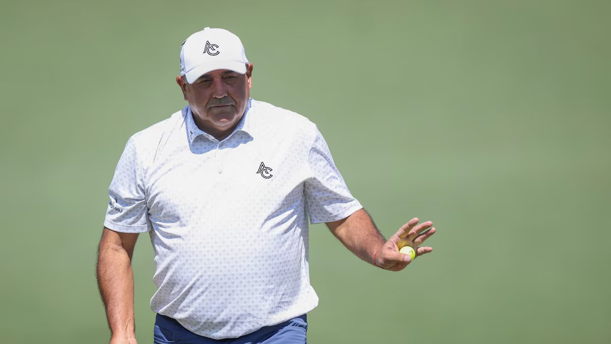 O grande birdie de Cabrera em Augusta antes de cair e ser eliminado