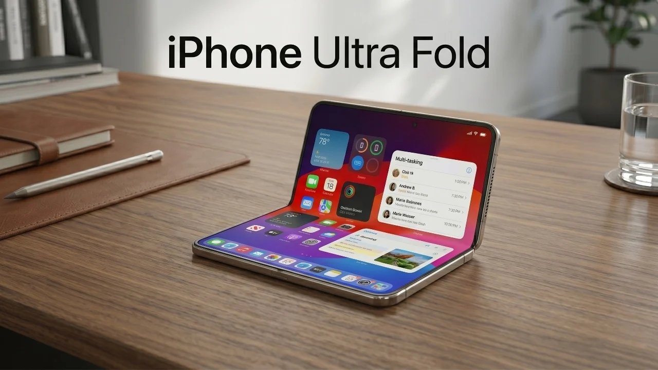 O iPhone Ultra Fold de 7,8 polegadas da Apple tem formato de passaporte quadrado