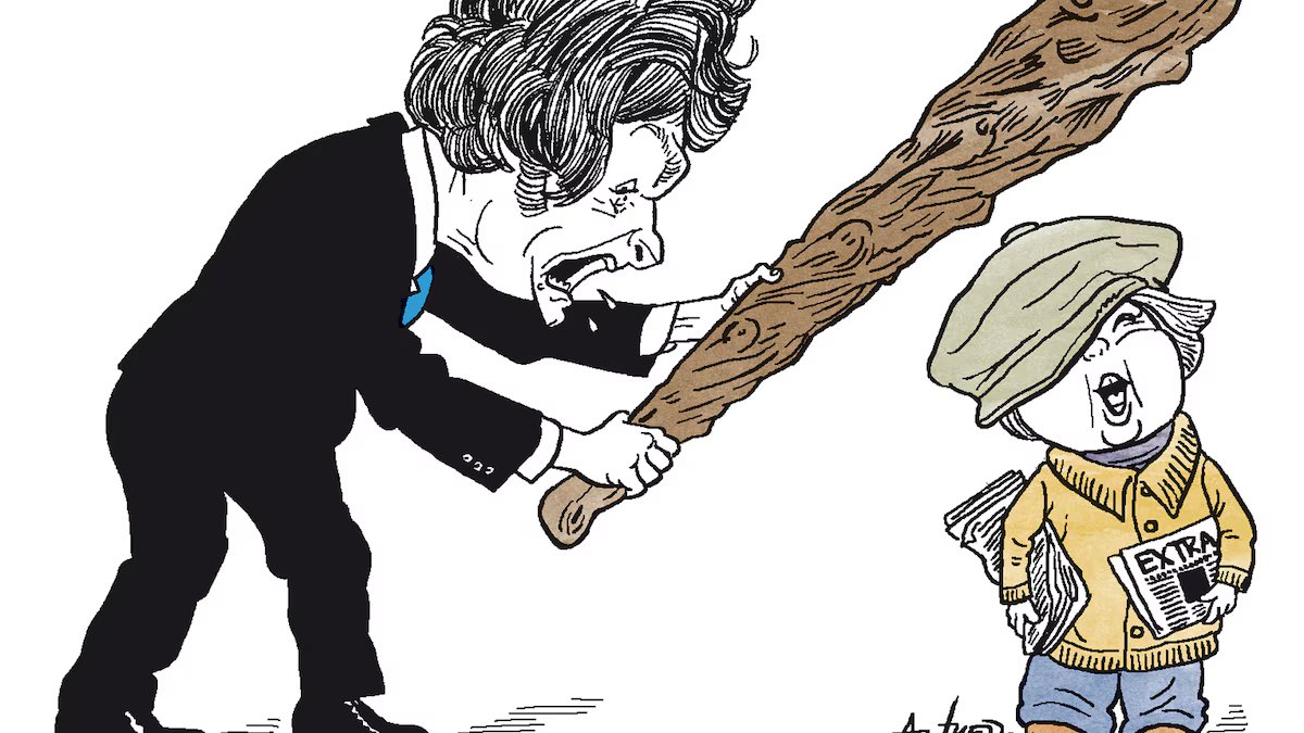 O intenso ódio de Millet pelo jornalismo