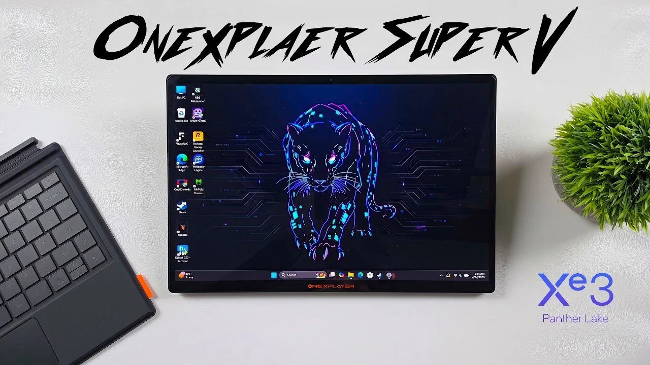 O primeiro tablet Panther Lake do mundo: especificações do ONEXPLAYER Super V