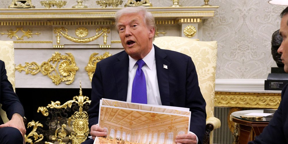 O salão de baile de Trump na Casa Branca gera polêmica sobre as principais origens das doações, aparentemente em desacordo com a América 1st Stance | Donald Trump, Política | Notícias e fofocas sobre celebridades | Entretenimento, fotos e vídeos