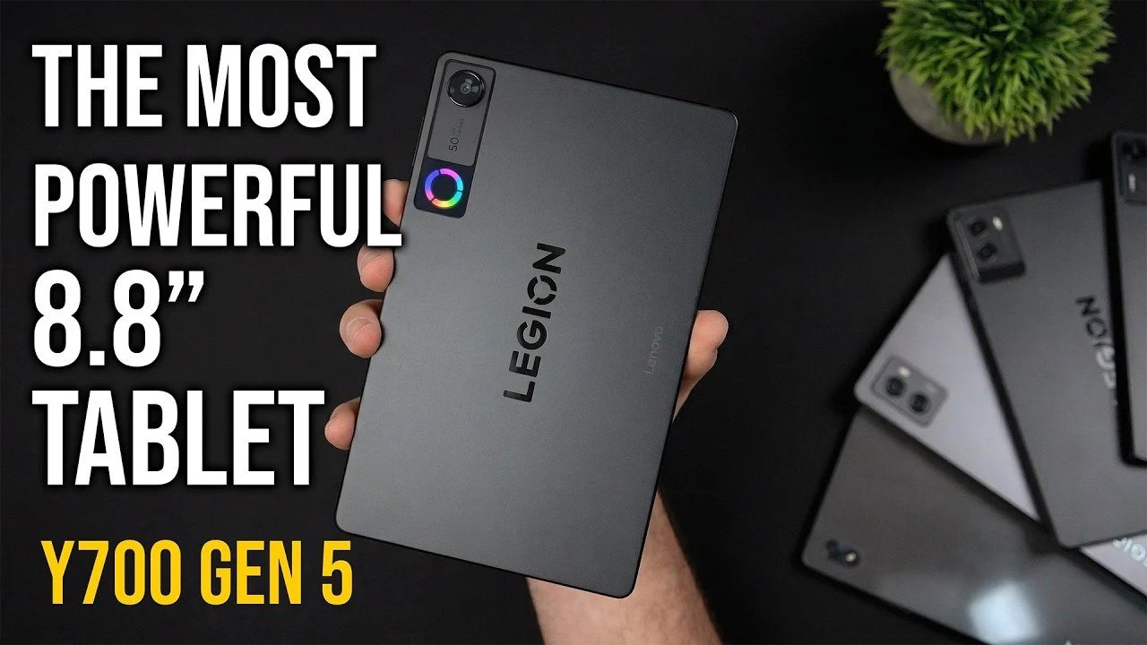 O tablet Android de 8,8 polegadas mais poderoso: Legion Y700 Gen 5