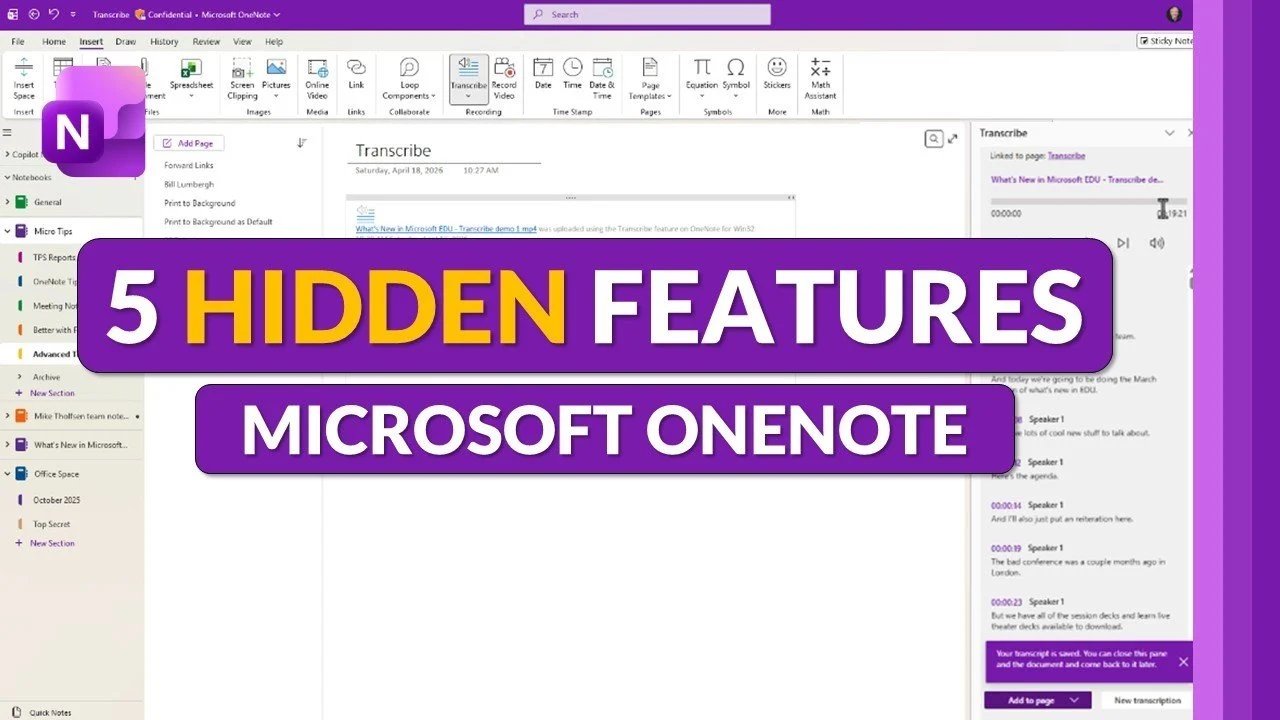 Os 5 principais recursos de produtividade ocultos no Microsoft OneNote