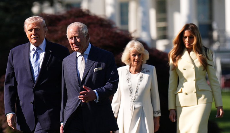 Rei Charles e Rainha Camilla cumprimentam os Trumps na Casa Branca no primeiro dia de sua visita aos EUA | Donald Trump, Rei Charles, Melania Trump, Política, Rainha Camilla | Notícias e fofocas sobre celebridades | Entretenimento, fotos e vídeos