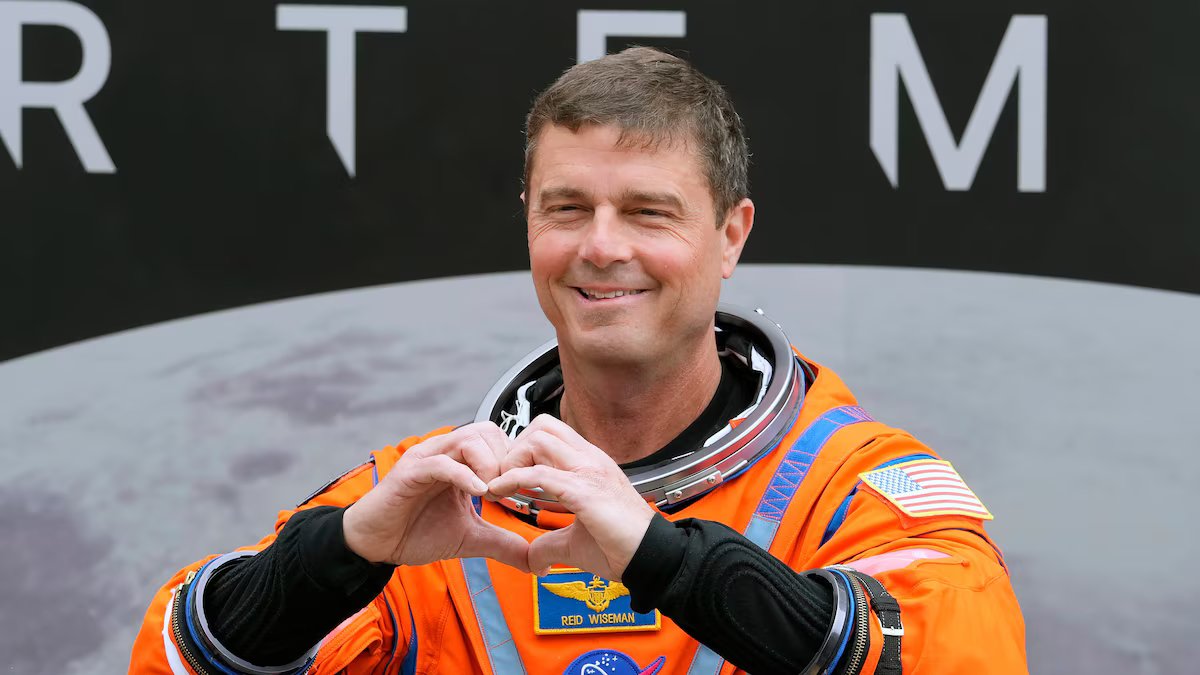 Reid Wiseman, do Artemis II, após a missão. “Você só quer voltar para sua família, é especial ser humano.”