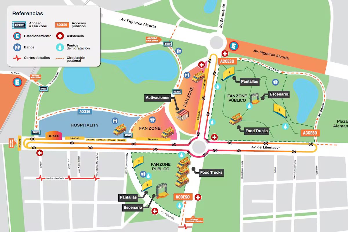 Ruas fechadas e desvios de trânsito devido ao Road Show de Franco Colapinto