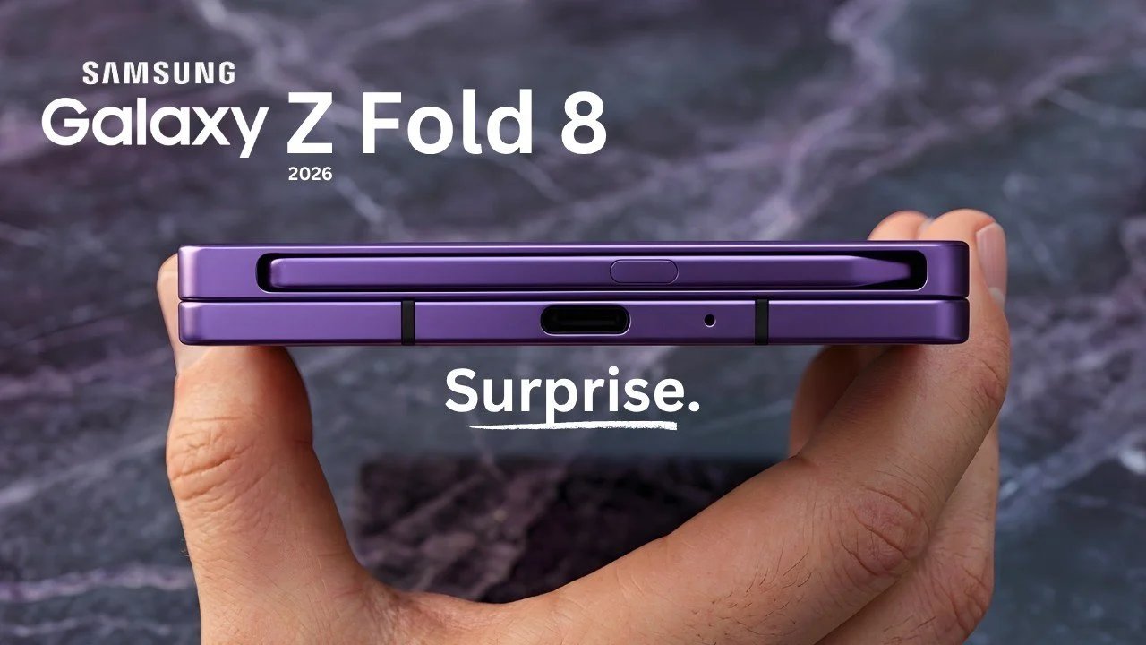 Rumores do Samsung Galaxy Z Fold 8: especificações e tela anti-rugas