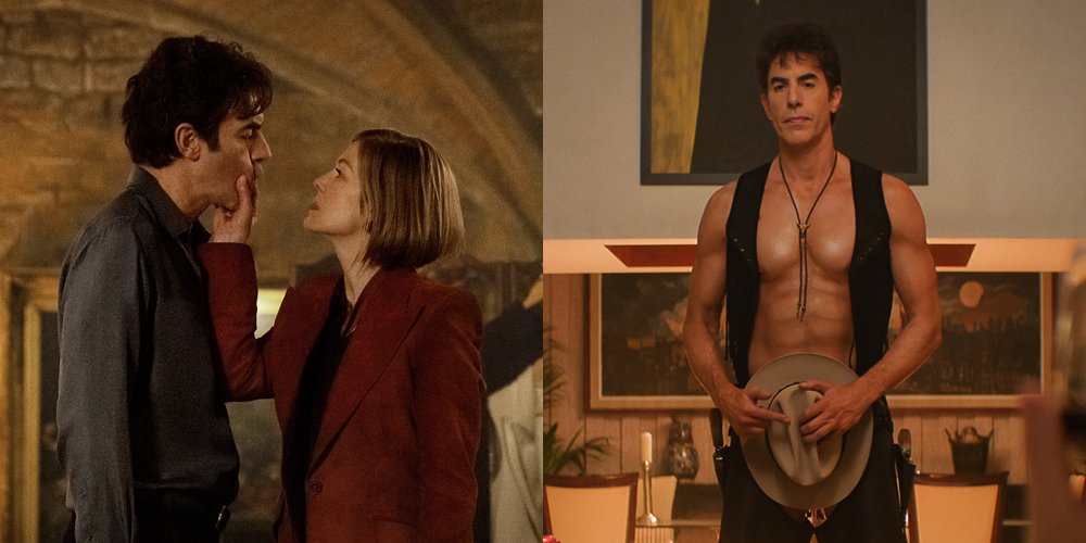 Sacha Baron Cohen acorda em um mundo dominado por mulheres no trailer de ‘Ladies First’ – assista agora! | Charles Dance, Emily Mortimer, Fiona Shaw, Richard E. Grant, Rosamund Pike, Sacha Baron Cohen, Tom Davis | Notícias e fofocas sobre celebridades | Entretenimento, fotos e vídeos