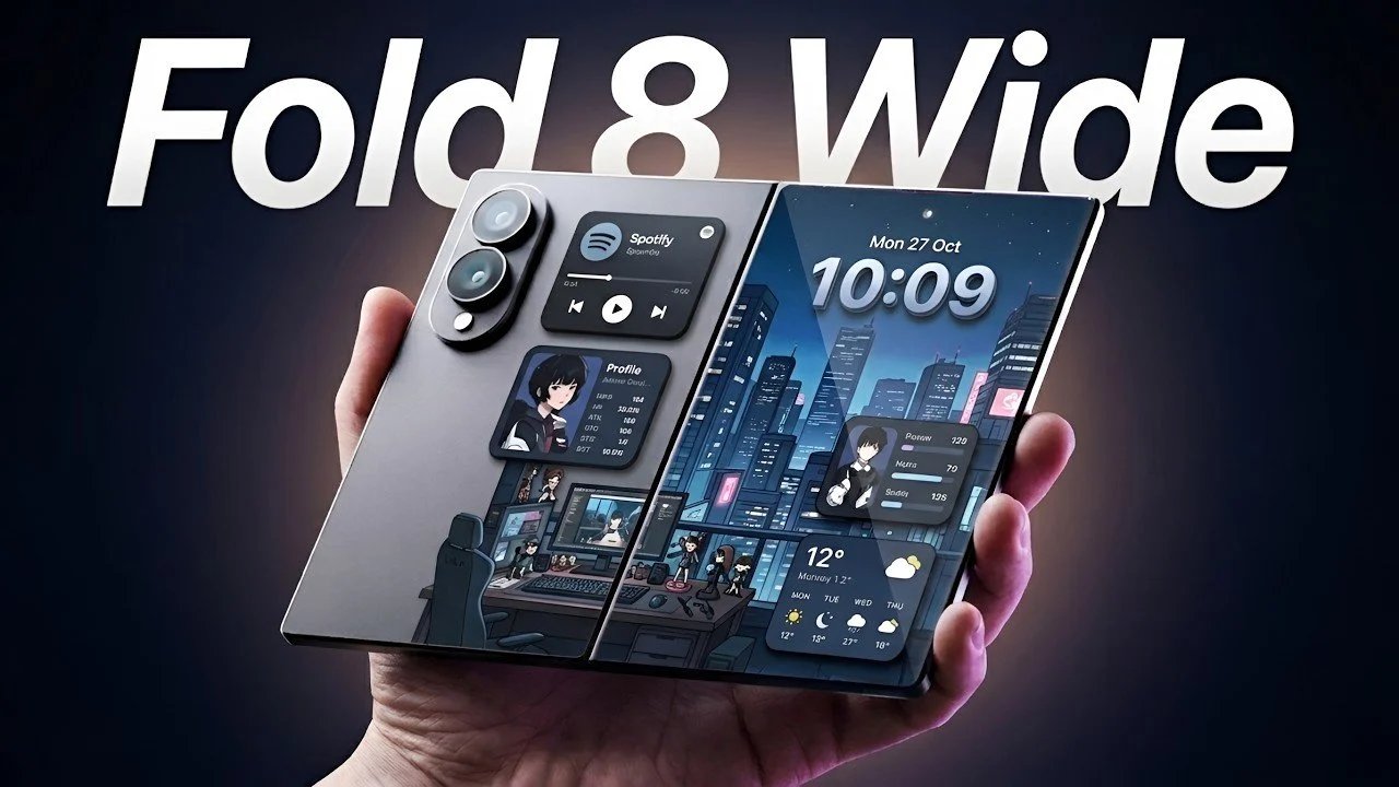 Samsung Galaxy Z Fold 8 Wide: especificações e dimensões vazadas