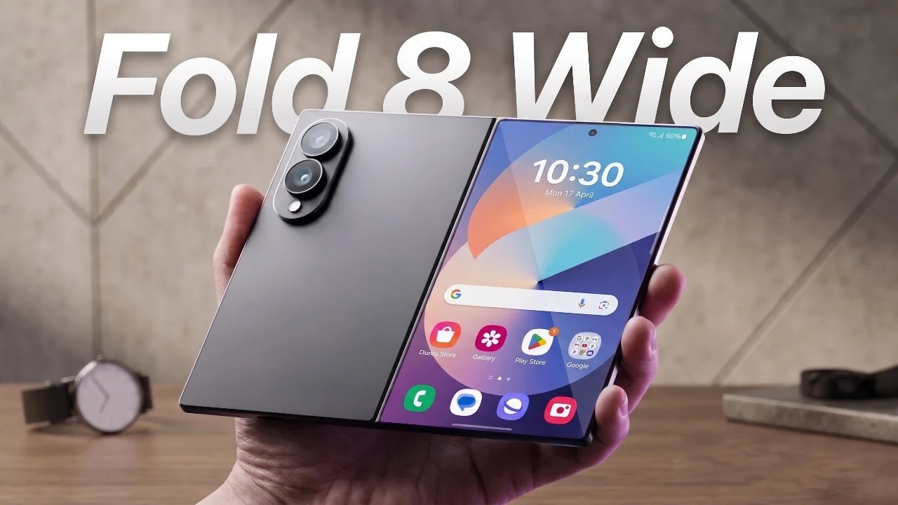 Samsung Galaxy Z Fold 8 Wide: tela 4:3, tamanhos e compromissos