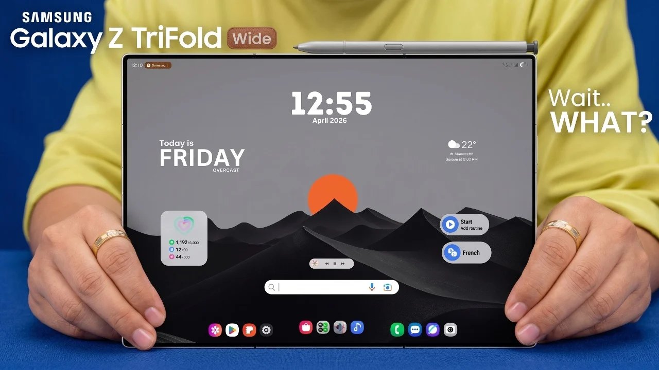 Samsung Galaxy Z TriFold Wide: um tablet no seu bolso