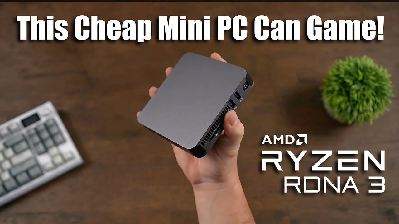 Testando Cyberpunk 2077 em um mini PC AMD econômico de 32 W