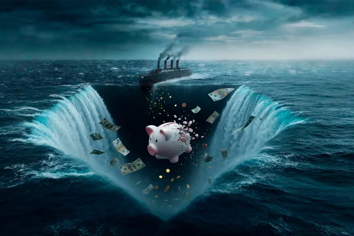 Triângulo Financeiro das Bermudas. três passos para fazer com que suas economias sobrevivam ao corte