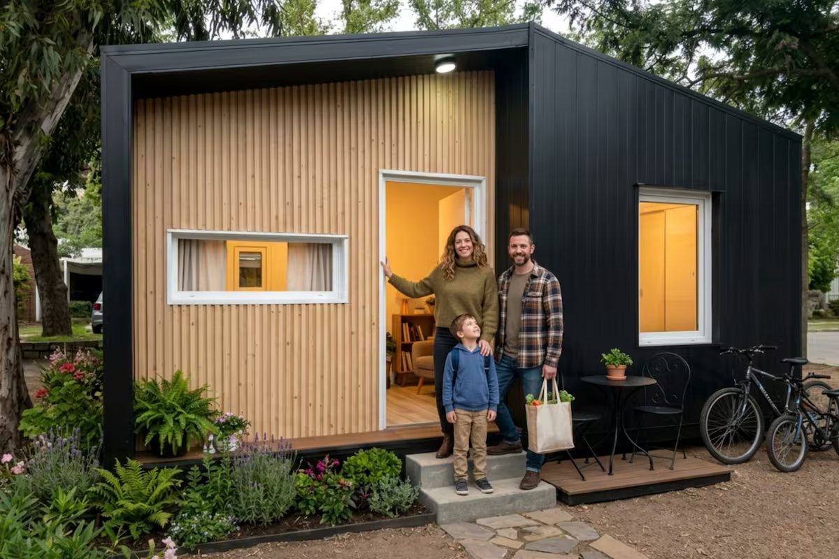 Uma casa pré-fabricada está pronta para morar. modelos a partir de US$ 20 mil na Argentina