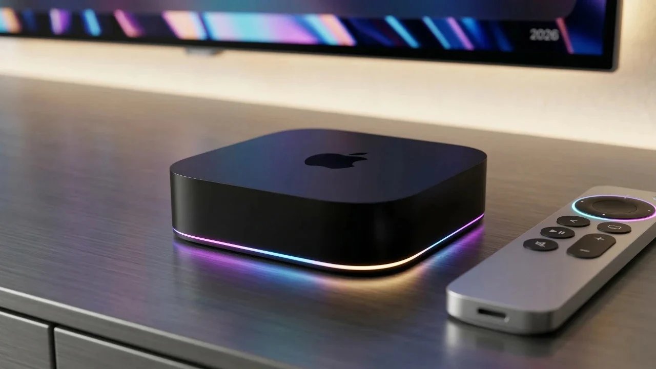 Vazamento de Apple TV 4K (2026): hub doméstico com Apple Intelligence