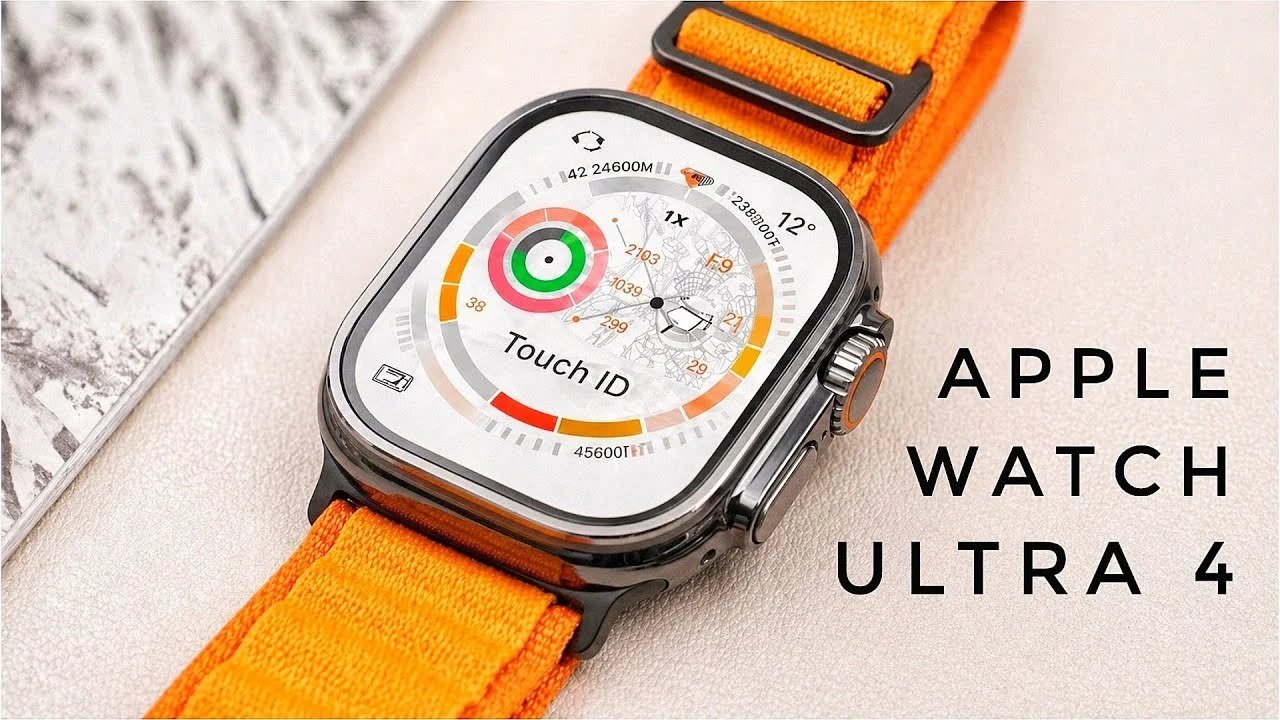 Vazamento do Apple Watch Ultra 4: Touch ID entrando em ação?