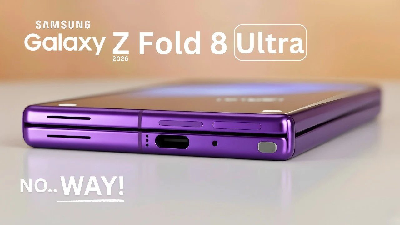 Vazamento do Galaxy Z Fold 8 Ultra: potência de 5.000 mAh da Samsung