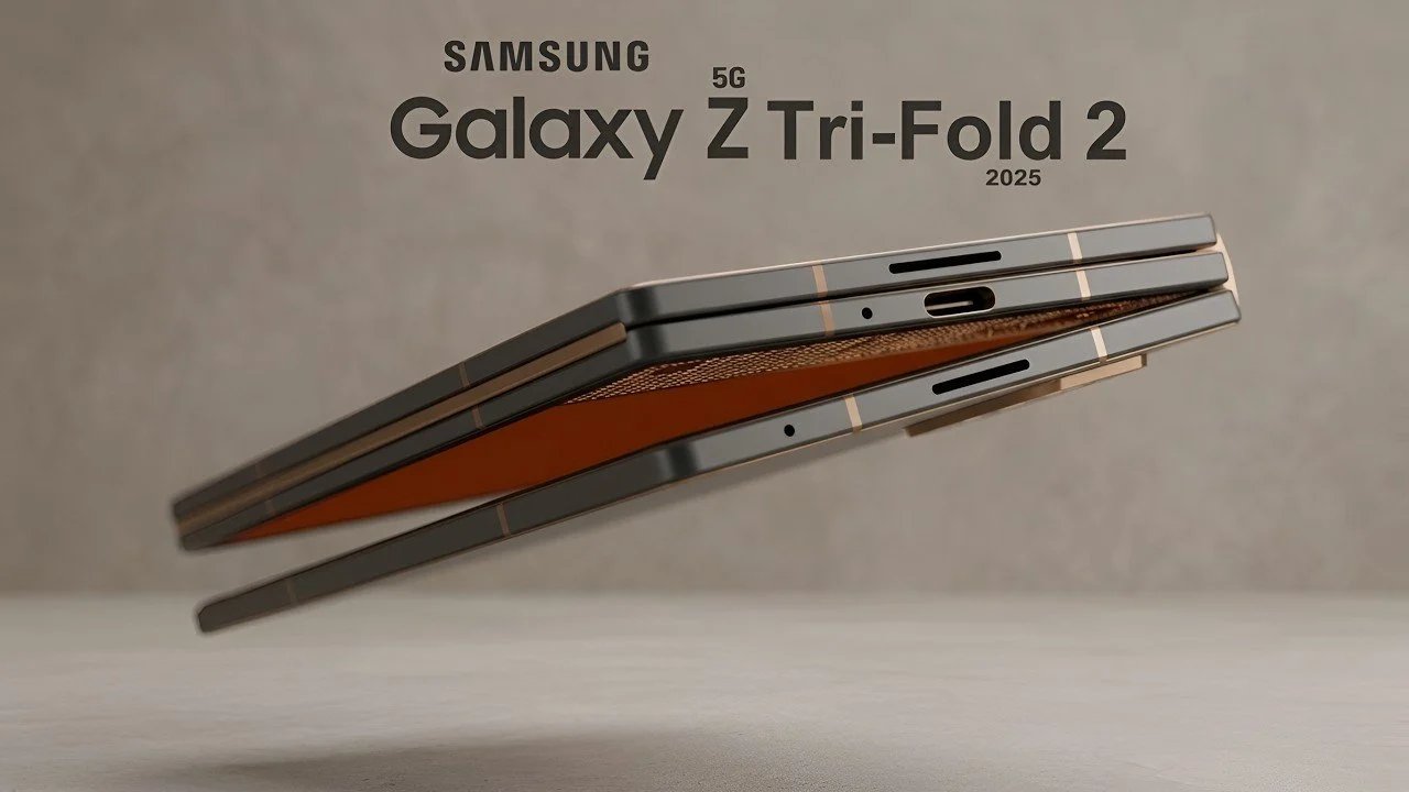 Vazamento do Galaxy Z Tri-Fold 2: nova dobradiça fina para reparar o volume original
