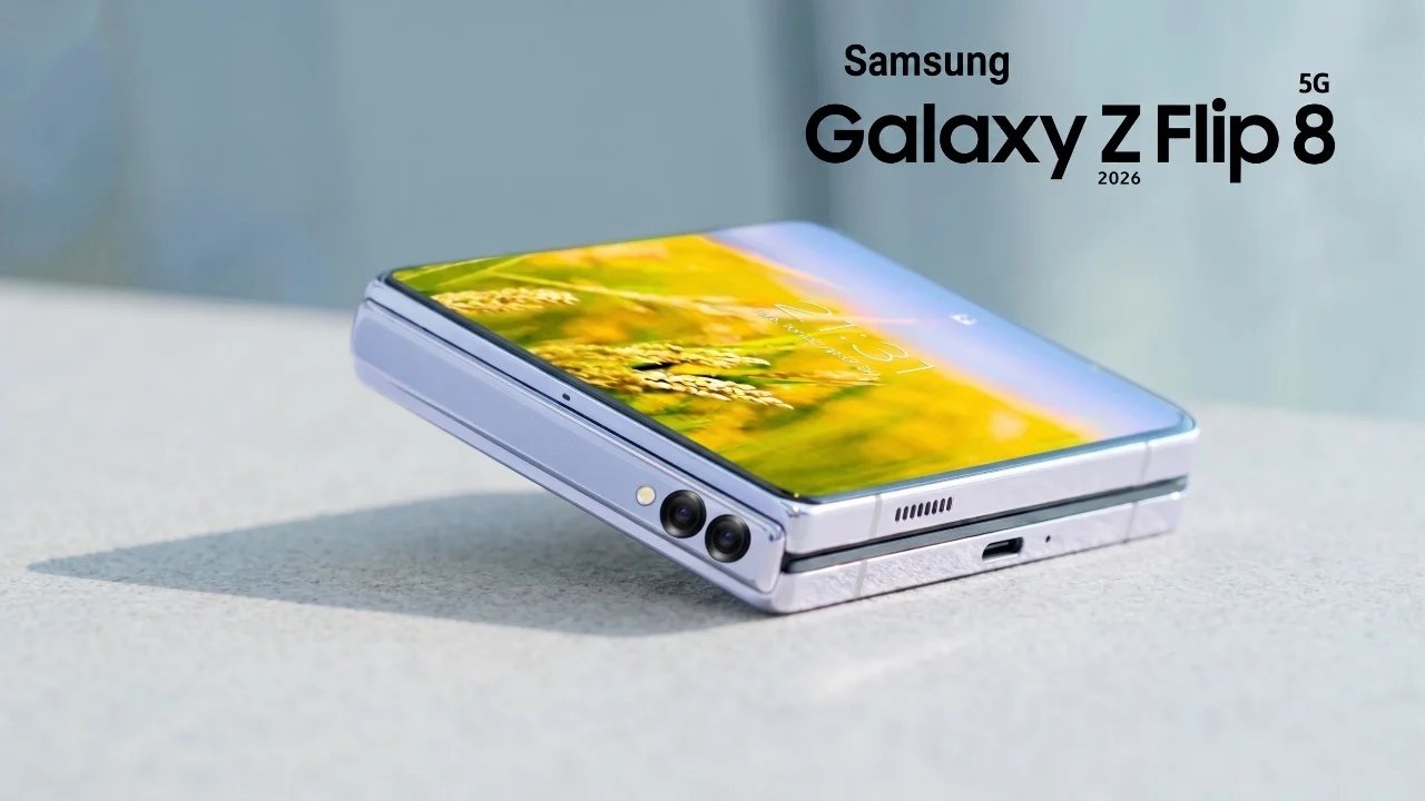 Vazamento do Samsung Galaxy Z Flip 8: peso de 150g e Exynos de 2nm.