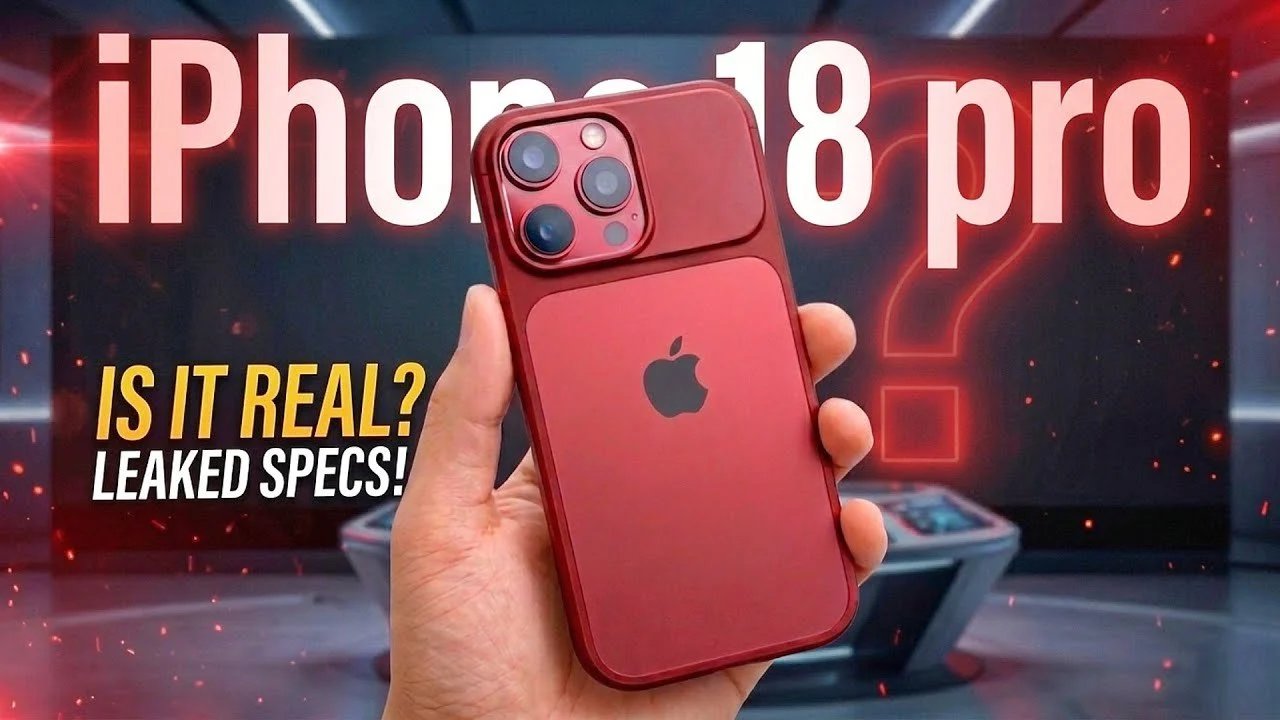 Vazamento do iPhone 18 Pro: novas especificações de câmera estilo DSLR reveladas