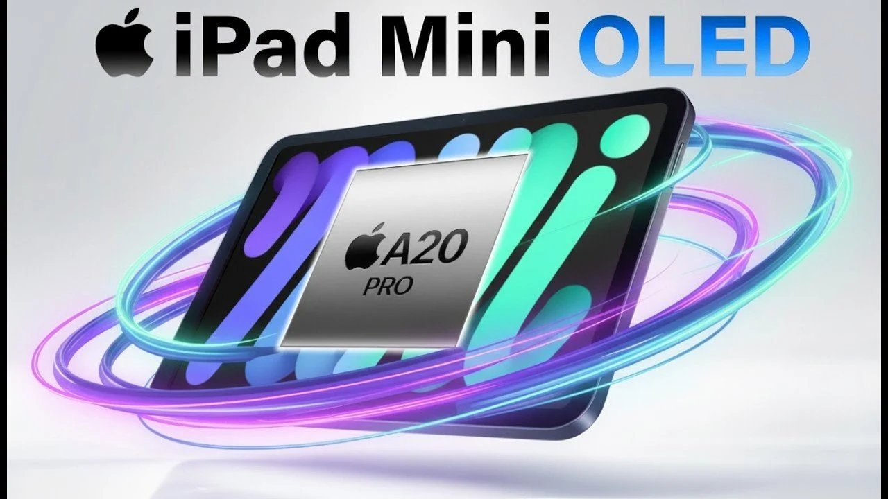 Vazamentos do Pad Mini 2026: display OLED, chip A19 Pro e muito mais