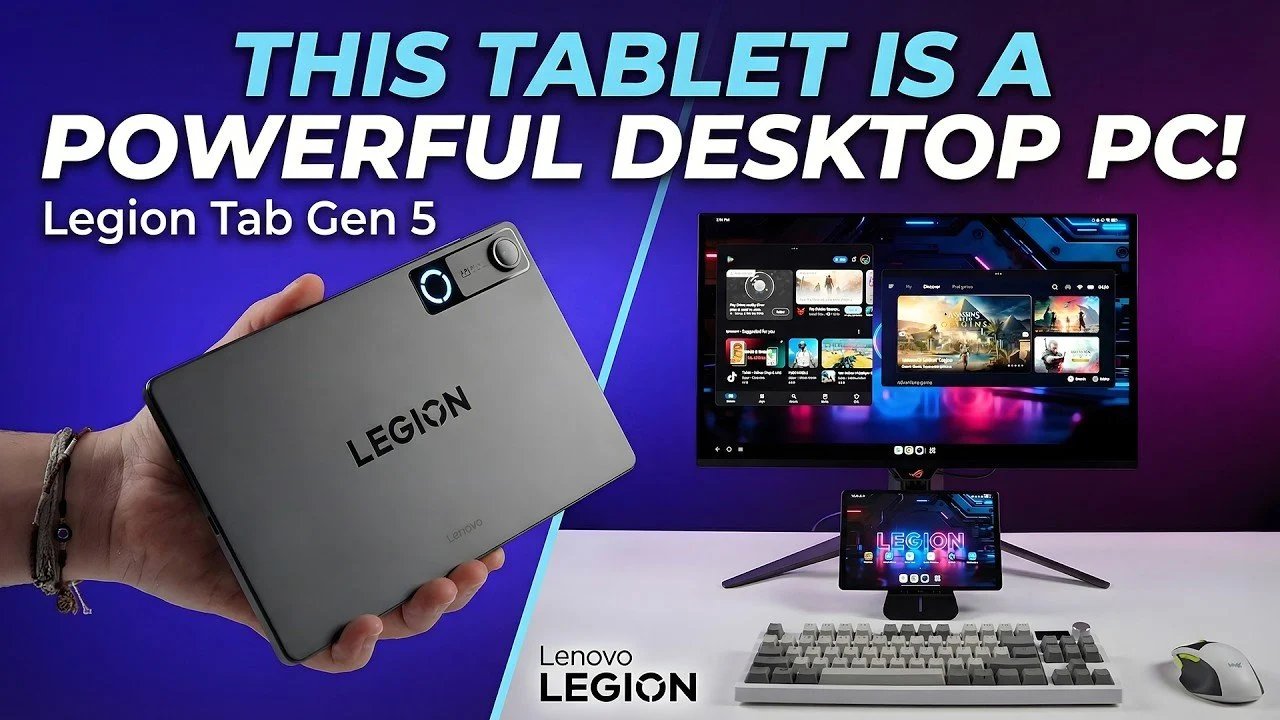 Versão para PC para jogos Lenovo Legion Tab Gen 5