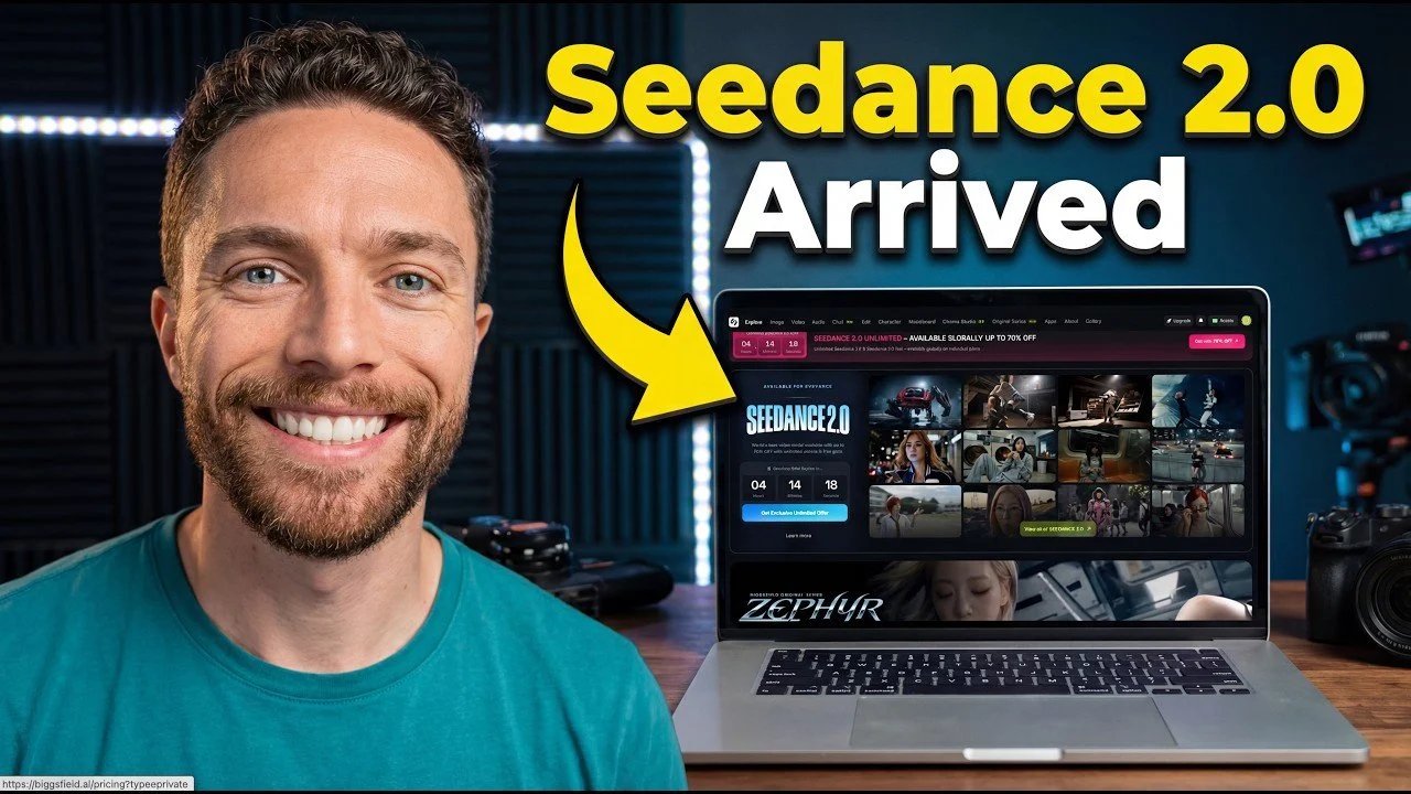 Vídeo Seedance 2.0 AI: avatares realistas, sincronização labial natural e muito mais