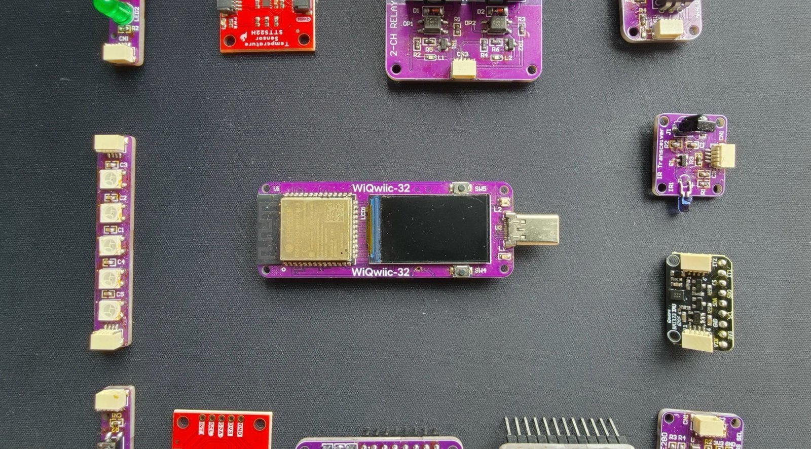 WiQwiic-32 Ultimate ESP32-S3 Qwiic Hub.
