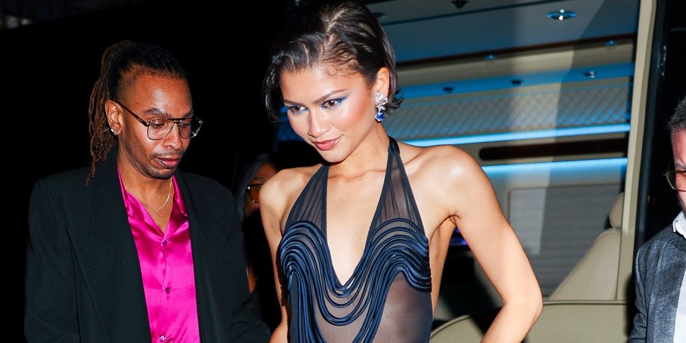 Zendaya deslumbra com vestido azul marinho na afterparty de estreia de ‘The Drama’ | Lei Roach, Zendaya | Notícias e fofocas sobre celebridades | Entretenimento, fotos e vídeos
