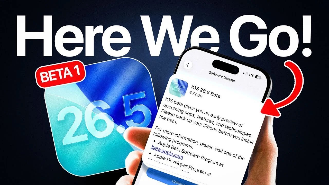 iOS 26.5 Beta 1 lançado: todos os novos recursos revelados