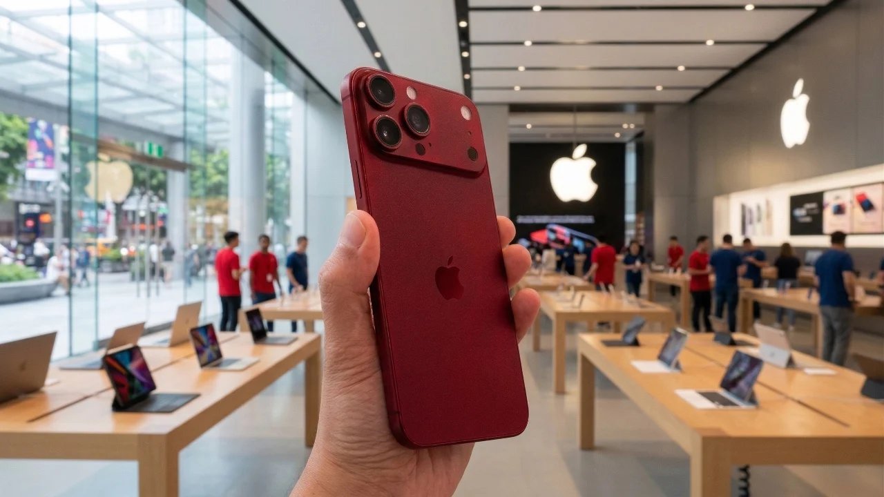 iPhone 18 Pro vermelho escuro vazou antes do lançamento em setembro