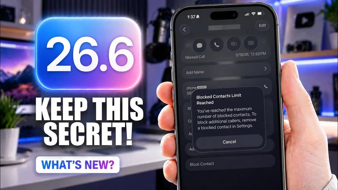 A Apple lançou iOS 26.6 Developer Beta antes da WWDC