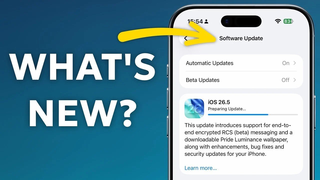 A atualização iOS 26.5 traz correções para criptografia RCS e CarPlay