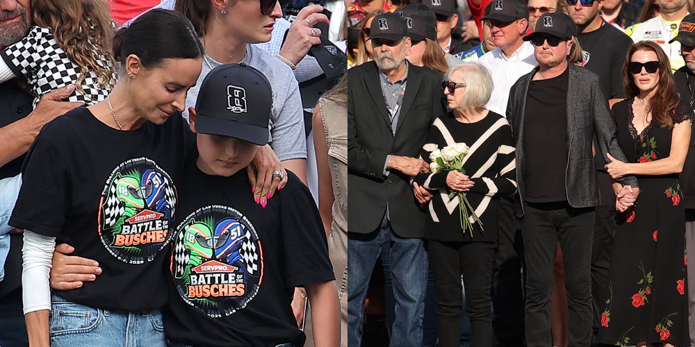 A esposa de Kyle Busch, Samantha, crianças e família, participam do tributo à NASCAR no Charlotte Motor Speedway – Just Jared – Notícias e fofocas de celebridades