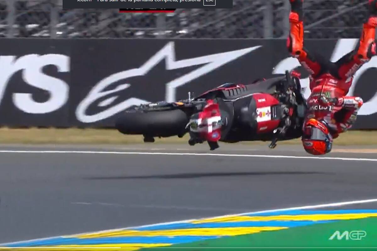A terrível queda de Marc Márquez em Le Mans e o resultado da sua cirurgia em Madrid