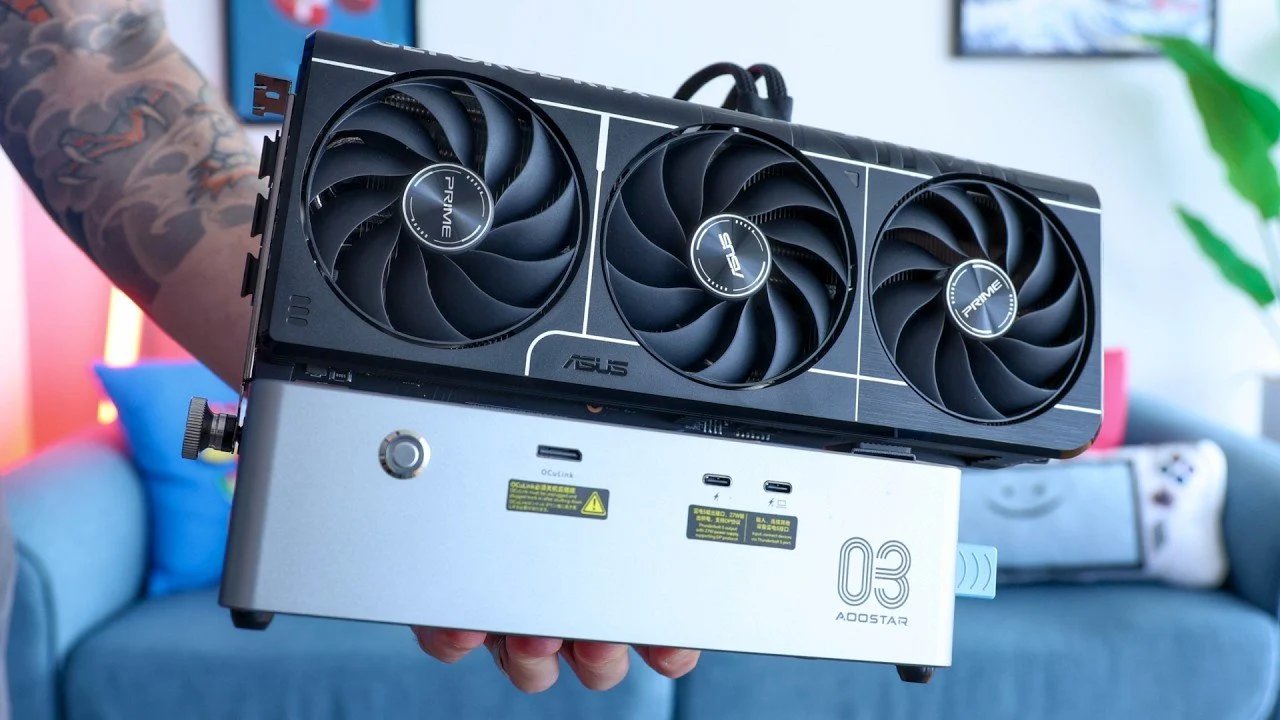 Análise do eGPU AOOSTAR AG03: Thunderbolt 5 atende 800W