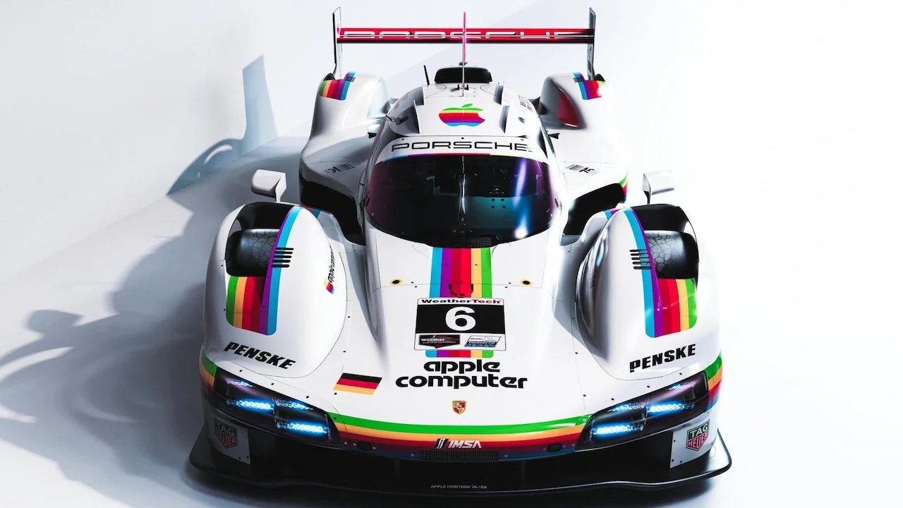 Apple Porsche retorna: 963 protótipos chegam a Laguna Seca