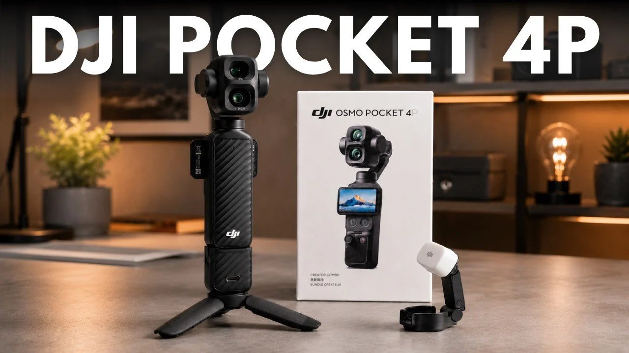 Apresentando o DJI Osmo Pocket 4P: Por que faltam as especificações