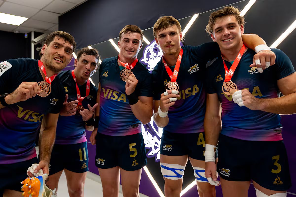 Assim ficou a classificação da última rodada do mundial de sete, depois do Valladolid e com o Pumas 7s.