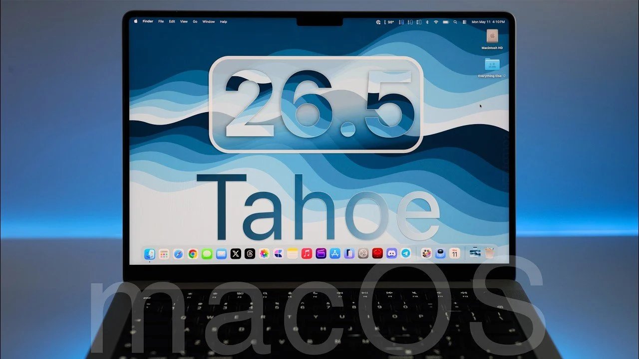 Atualização do macOS 26.5 Tahoe: RCS, correções de bugs e patches de segurança